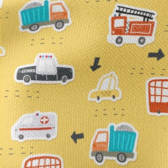 Children&#39;s Cute Car Waterproof Canvas