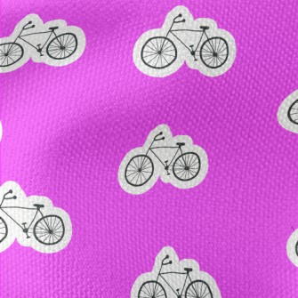 Simple Lines Bicycle Waterproof Canvas