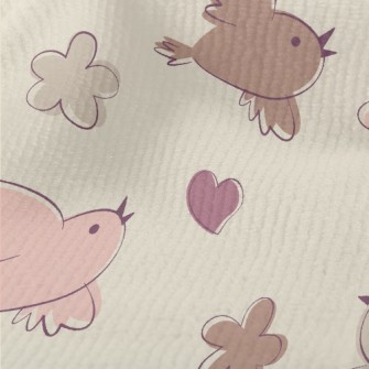 Simple Color Blocks Of Birds A Terry