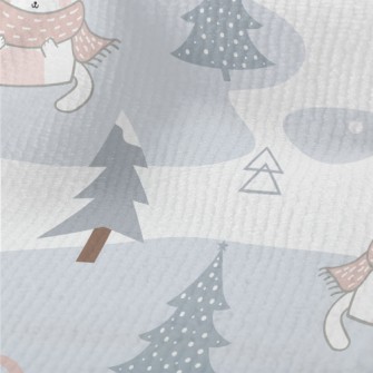 Cold Winter Scarf Cat Terry