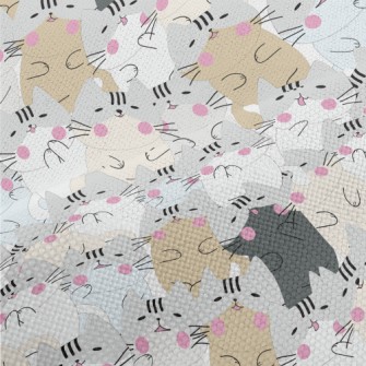 Lazy Blush Cat Performance Linen