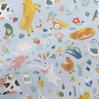 Happy Jumping Animals Performance Linen