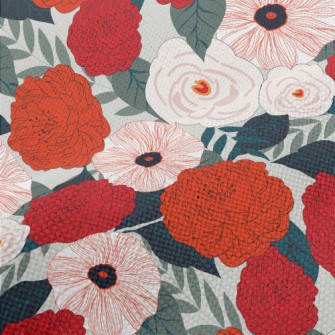 Exquisite And Stunning Flowers Performance Linen