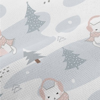 Cold Winter Scarf Cat Performance Linen