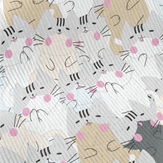 Lazy Blush Cat Standard Corduroy