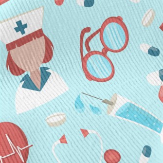 Medical Profession Pattern Standard Corduroy