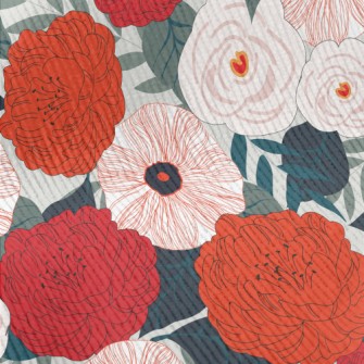 Exquisite And Stunning Flowers Standard Corduroy