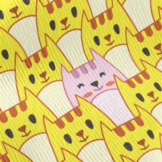 There Is A Pink Cat Among Yell Standard Corduroy