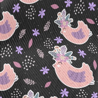 Bird Wearing A Wreath Standard Corduroy