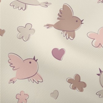 Simple Color Blocks Of Birds A Dobby