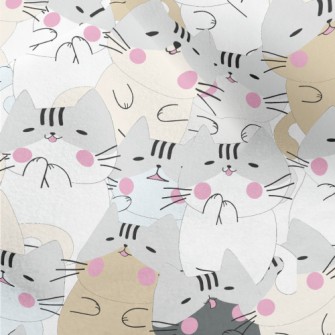 Lazy Blush Cat Micro Fleece