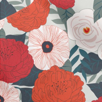 Exquisite And Stunning Flowers Micro Fleece