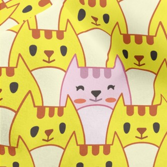 There Is A Pink Cat Among Yell Micro Fleece