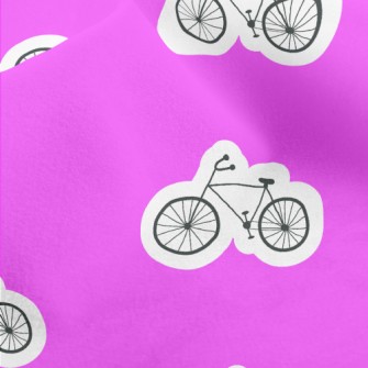 Simple Lines Bicycle Micro Fleece