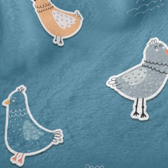 3D Children&#39;s Various Bird Minky
