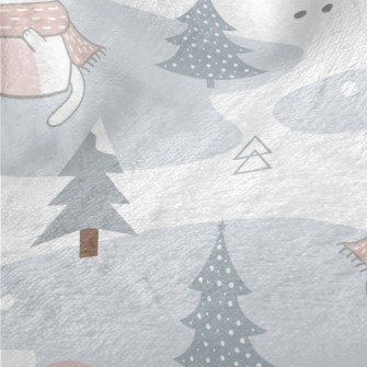 Cold Winter Scarf Cat Minky