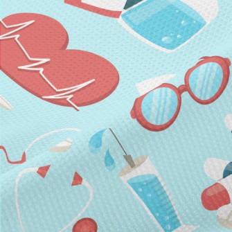 Medical Profession Pattern Piqué