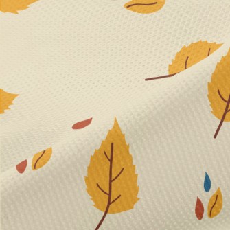 Simple Color Leaves Piqué