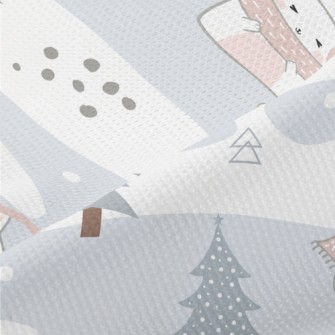 Cold Winter Scarf Cat Piqué