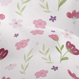 Simple Texture Flowers Lightweight Performance Linen