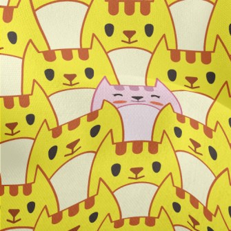 There Is A Pink Cat Among Yell Lightweight Performance Linen