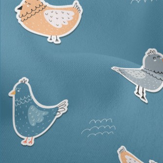 3D Children&#39;s Various Bird Lightweight Performance Linen