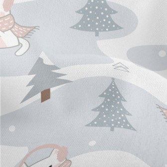 Cold Winter Scarf Cat Lightweight Performance Linen