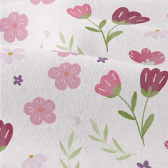 Simple Texture Flowers Modern Jersey
