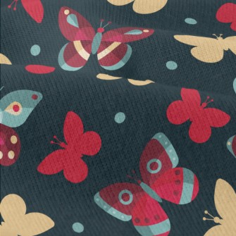 Butterflies With Charming Colo Modern Jersey