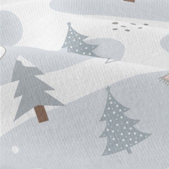 Cold Winter Scarf Cat Modern Jersey