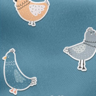 3D Children&#39;s Various Bird Jersey Backed Fleece