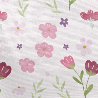 Simple Texture Flowers Pongee