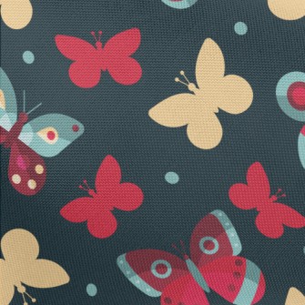Butterflies With Charming Colo Pongee