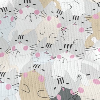Lazy Blush Cat Stretch Jersey