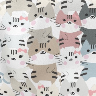 Couple Of Cats Lightweight Cotton Poplin