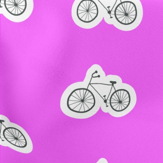 Simple Lines Bicycle Lightweight Cotton Poplin