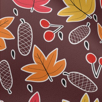 Color-changing Maple Leaves An Chiffon