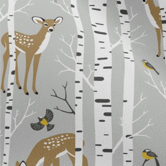 Realistic Forest Sika Deer Chiffon