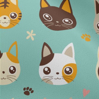 Cute And Charming Cat Chiffon