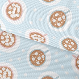 Hot Cute Marshmallow Cup Waterproof Oxford