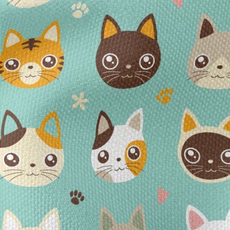 Cute And Charming Cat Waterproof Canvas