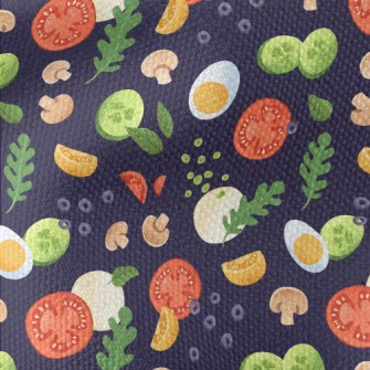 Hand Drawn Fresh Vegetables Waterproof Canvas