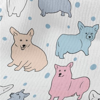 Colorful Simple Corgi Terry