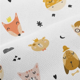 Cute Animal Heads Performance Linen