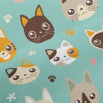 Cute And Charming Cat Performance Linen