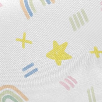 Graffiti Rainbow Stars Twill