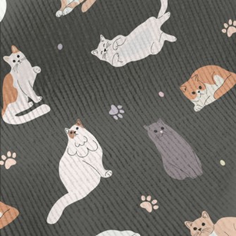 Relaxed And Comfortable Cat Standard Corduroy