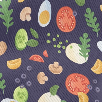 Hand Drawn Fresh Vegetables Standard Corduroy