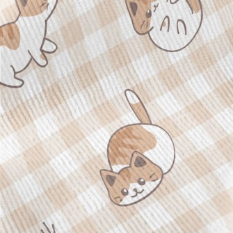 Cute And Lively Cat Standard Corduroy