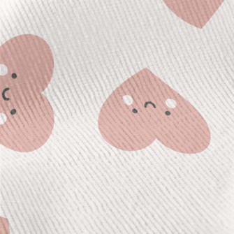 Smiling Happy Love Heart Standard Corduroy